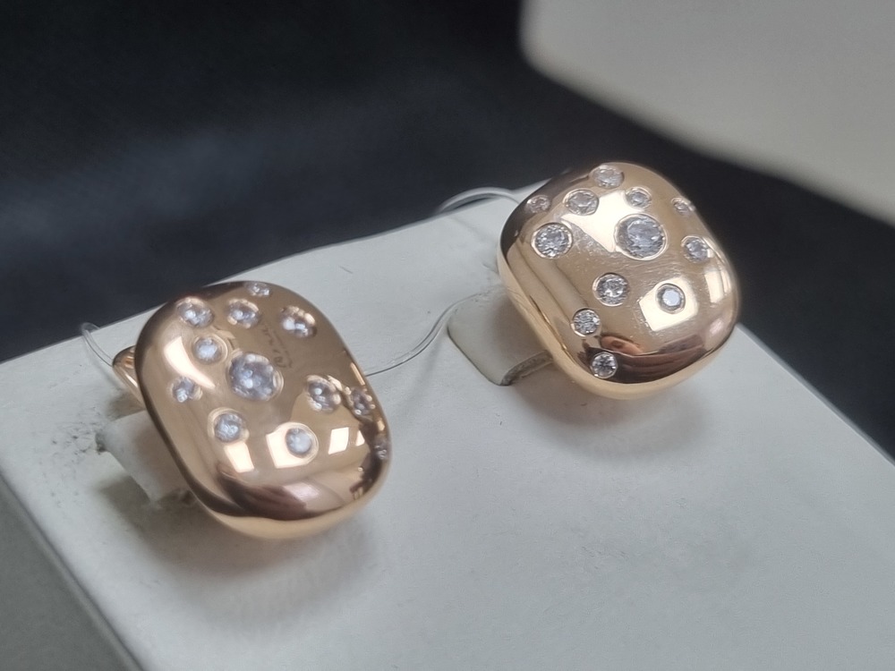 СЕРЬГИ С КАМНЯМИ (Au 585)