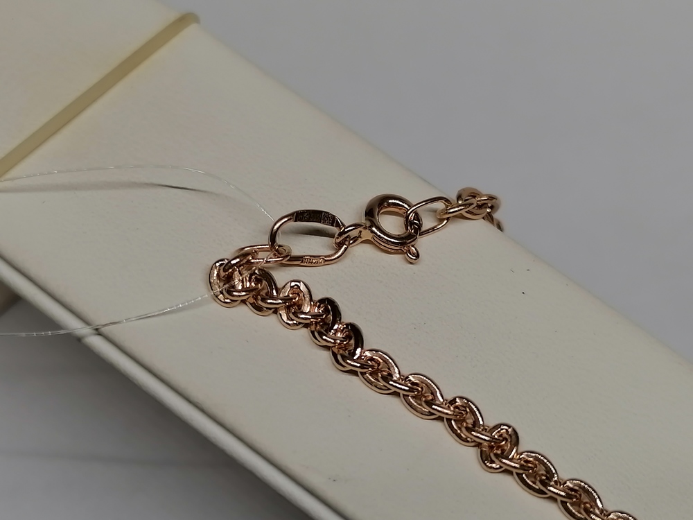 8080201П-45 ЦЕПЬ ПУСТОТЕЛАЯ Якорное (Au 585)