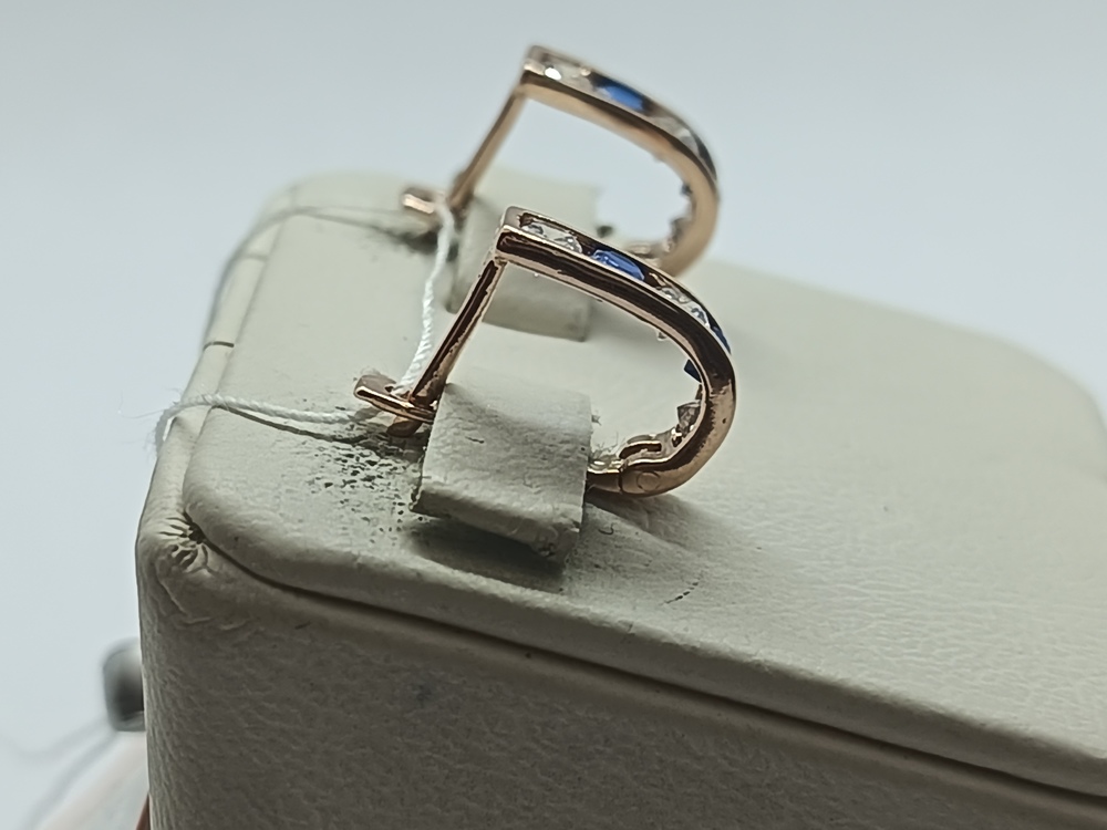 СЕРЬГИ С КАМНЯМИ (Au 585)