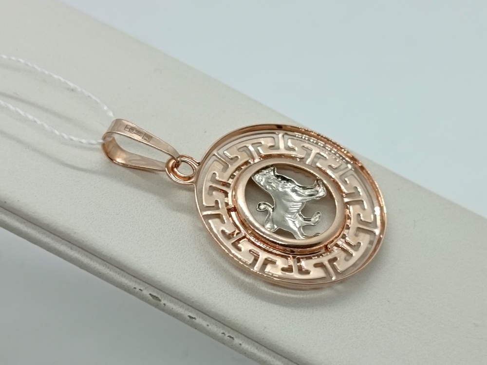 ПОДВЕСКА ЗНАК ЗОДИАКА ЛЕВ (Au 585)