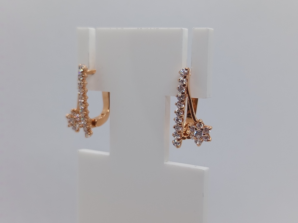 СЕРЬГИ С КАМНЯМИ (Au 585)