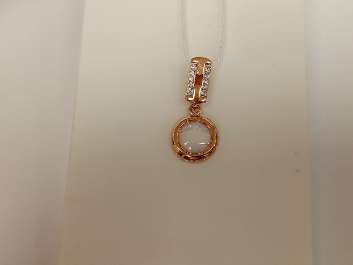 ПОДКМИ585 ПОДВЕСКА С КАМНЯМИ (Au 585)