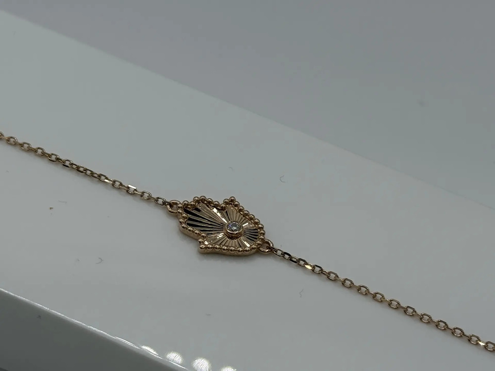 БРАСЛЕТ ФАНТАЗИЯ с камнем (Au 585)