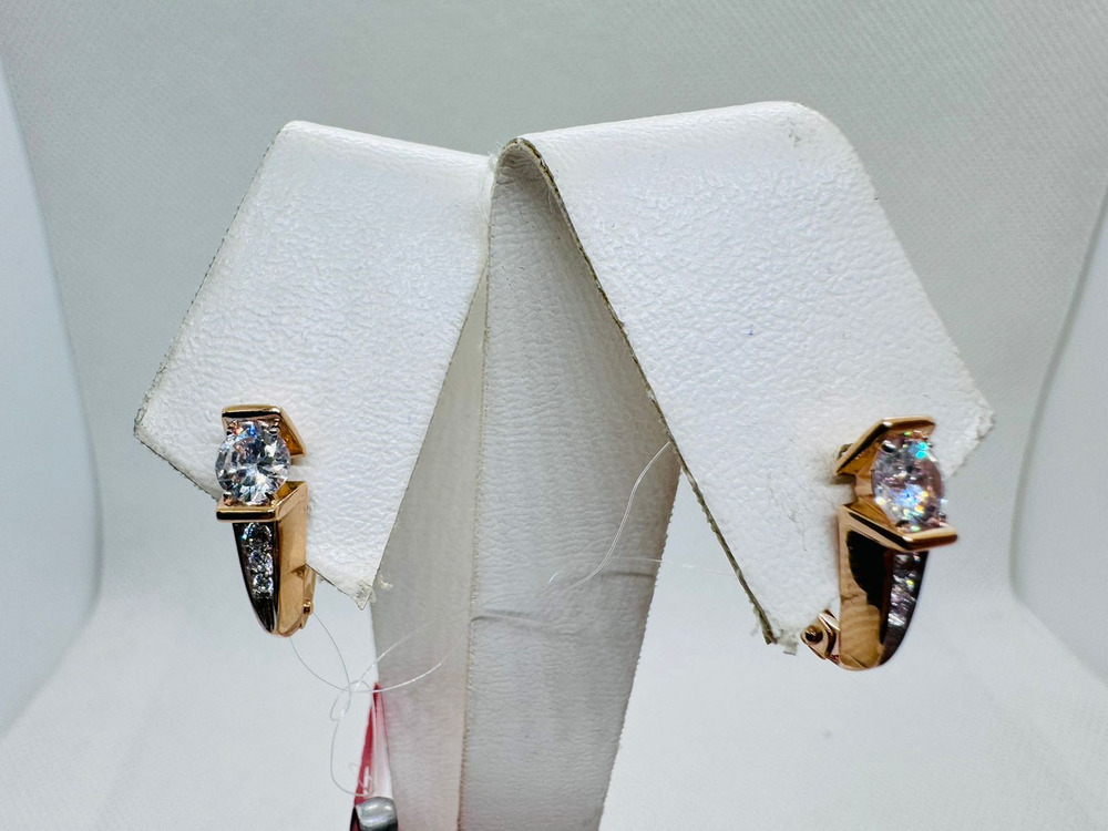 СЕРЬГИ С КАМНЯМИ (Au 585)