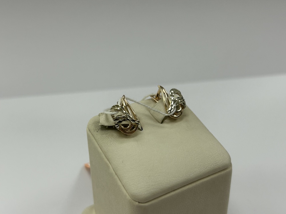 СЕРЬГИ БЕЗ КАМНЯ (Au 585)