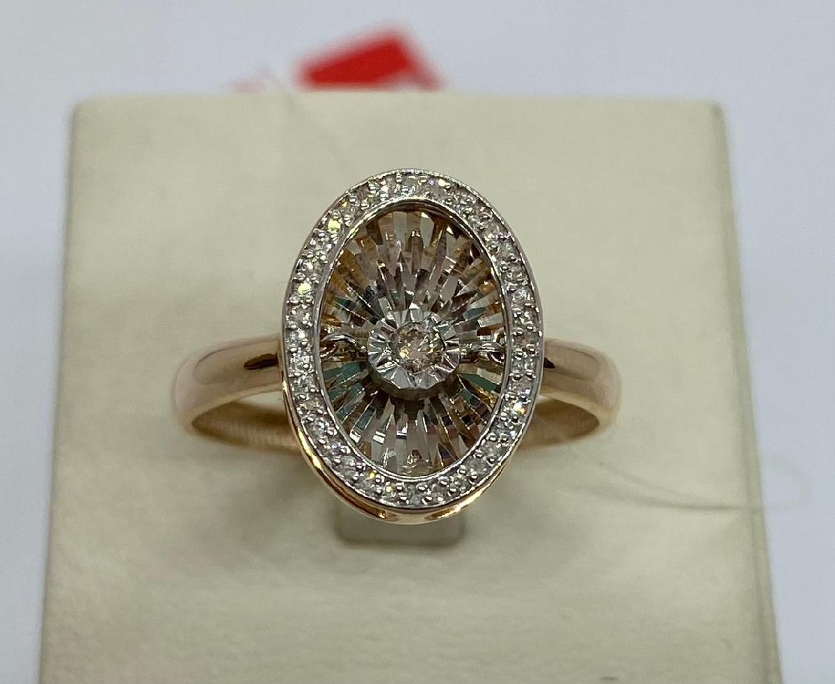 01-11-5498-31-00 КОЛЬЦО БРИЛЛИАНТ (Au 585)