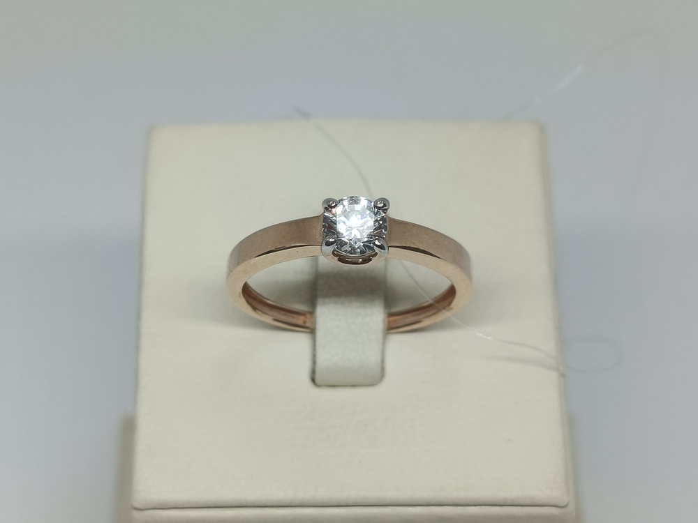 КОЛЬЦО С КАМНЕМ (Au 585)