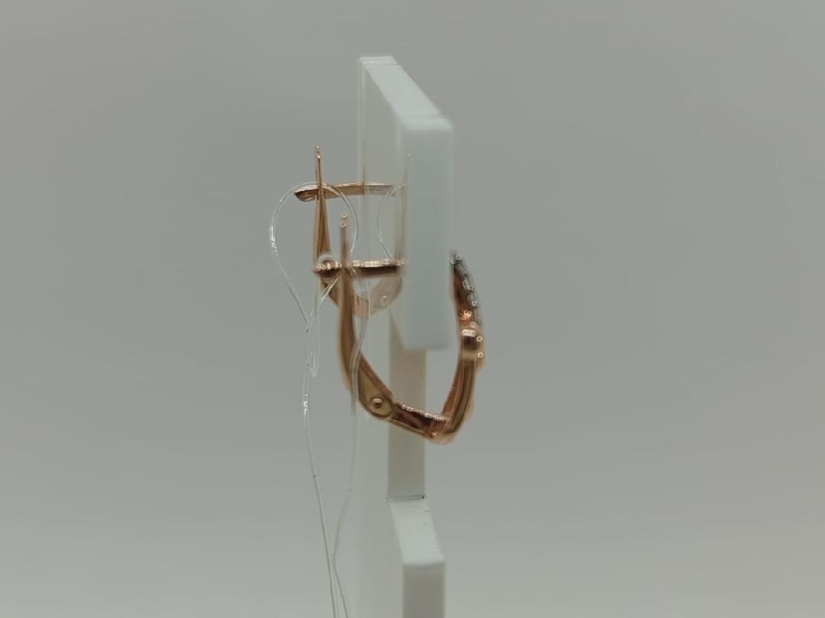 СЕРЬГИ С КАМНЯМИ (Au 585)