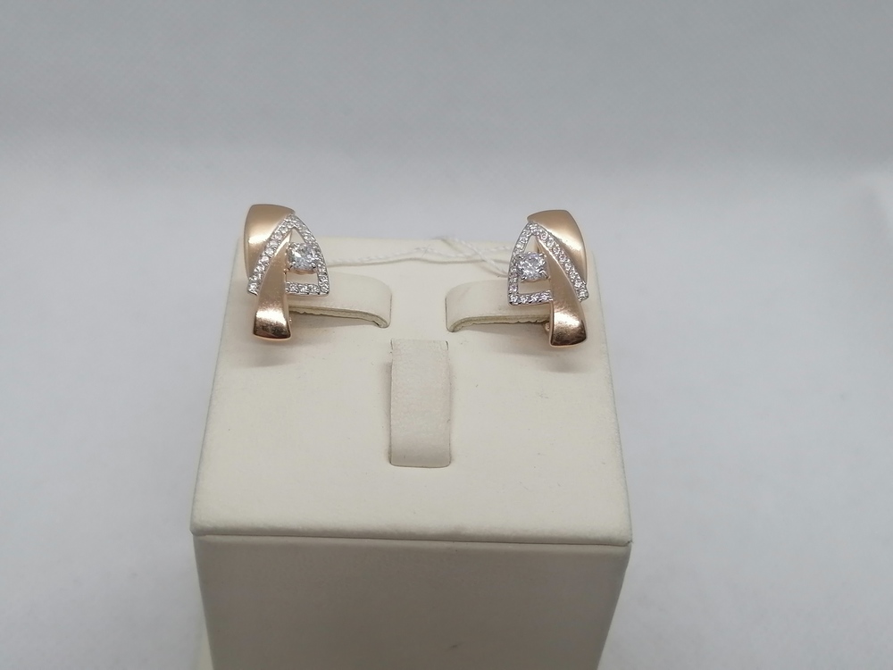 СЕРЬГИ С КАМНЯМИ (Au 585)