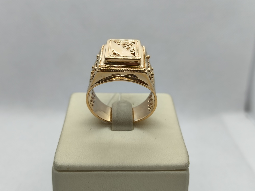 КОЛЬЦО ПЕЧАТКА без камня (Au 585)