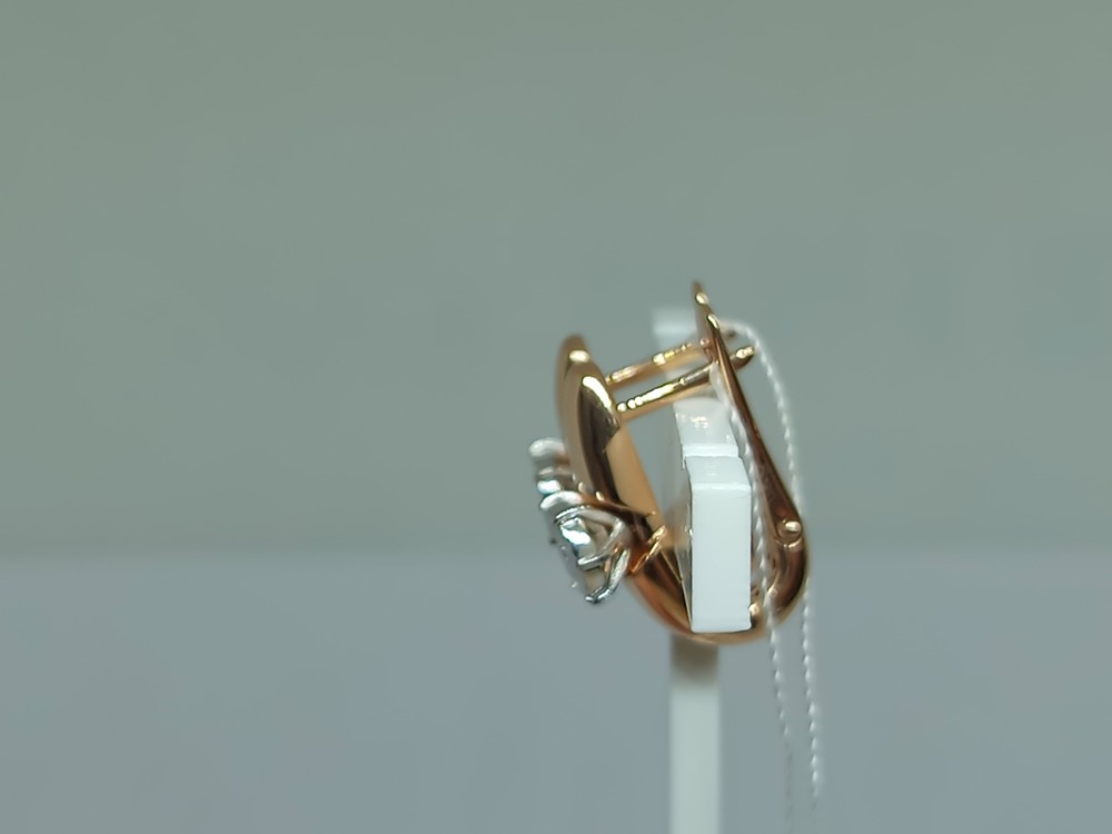 СЕРЬГИ С КАМНЕМ (Au 585)