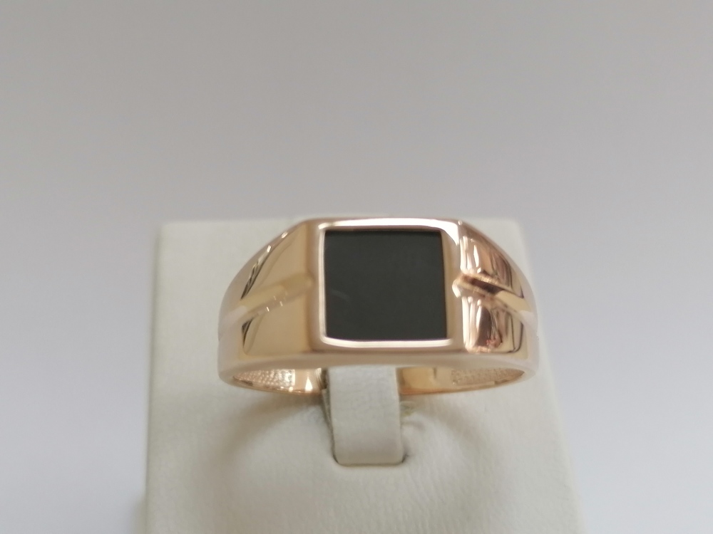 01-540097 ПЕЧАТКА С КАМНЕМ (Au 585)