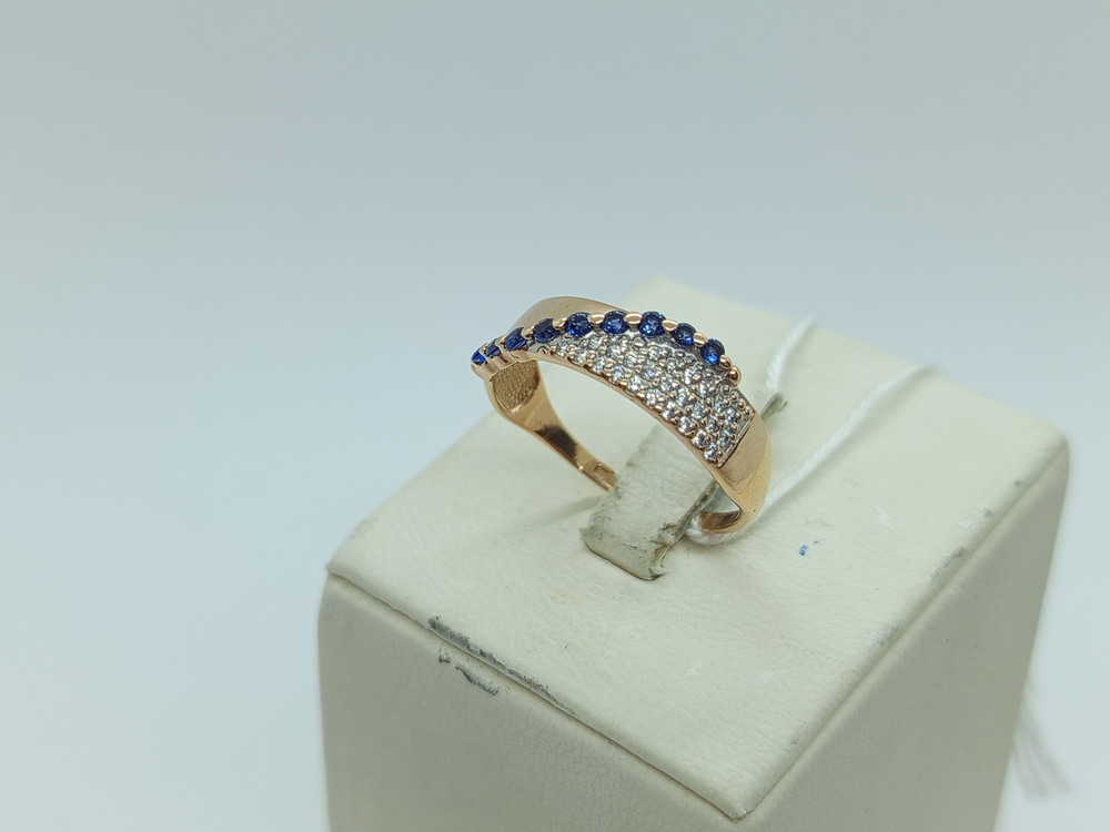 КОЛКМИ585 КОЛЬЦО С КАМНЯМИ (Au 585)