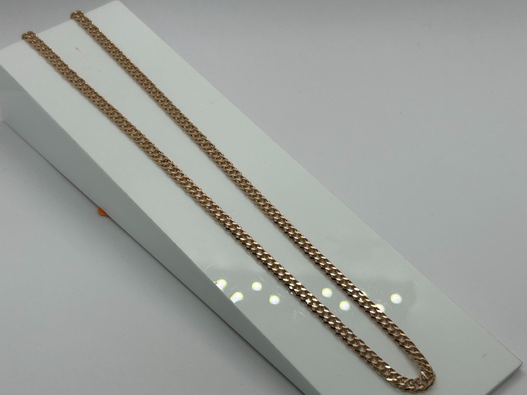 ЦЛР2585 ЦЕПЬ ПОЛНОВЕСНАЯ Ромб двойной (Au 585)