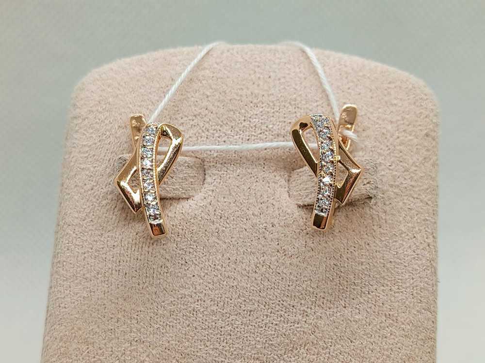 СЕРЬГИ С КАМНЯМИ (Au 585)