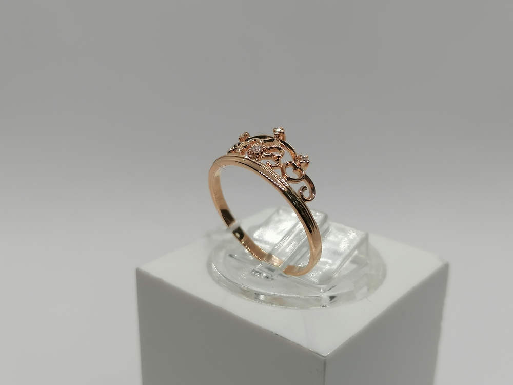 КОЛКМИ585 КОЛЬЦО С КАМНЯМИ (Au 585)