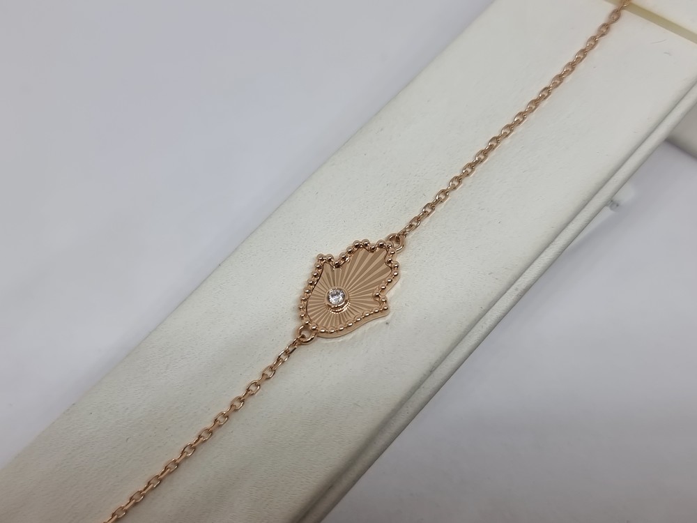 БРАСЛЕТ ФАНТАЗИЯ с камнем (Au 585)