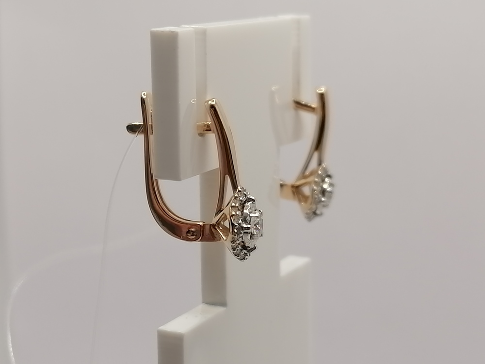 СЕРЬГИ БРИЛЛИАНТ (Au 585)