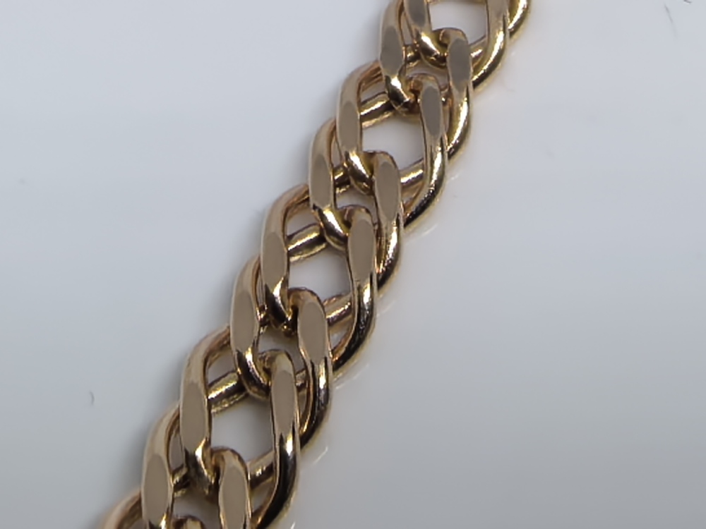 БРАСЛЕТ ПУСТОТЕЛЫЙ Ромб двойной (Au 585)