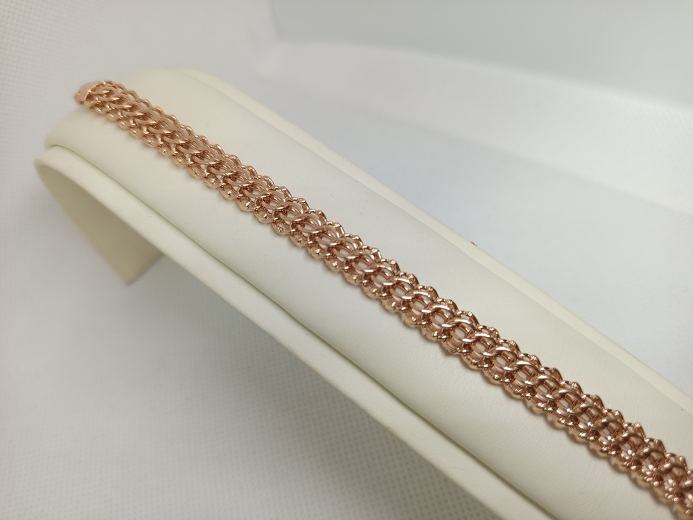 БРАСЛЕТ ПУСТОТЕЛЫЙ Итальянка (Au 585)