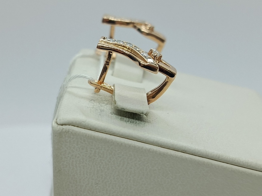 СЕРЬГИ С КАМНЯМИ (Au 585)