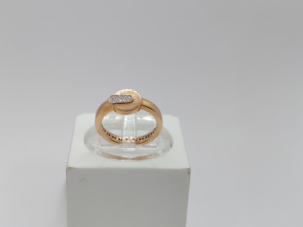 КОЛЬЦО С КАМНЯМИ (Au 585)