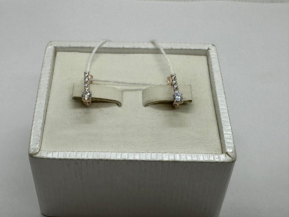 СЕРЬГИ С КАМНЯМИ (Au 585)