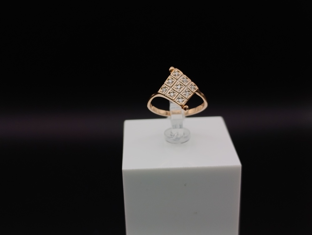 КОЛКМИ585 КОЛЬЦО С КАМНЯМИ (Au 585)