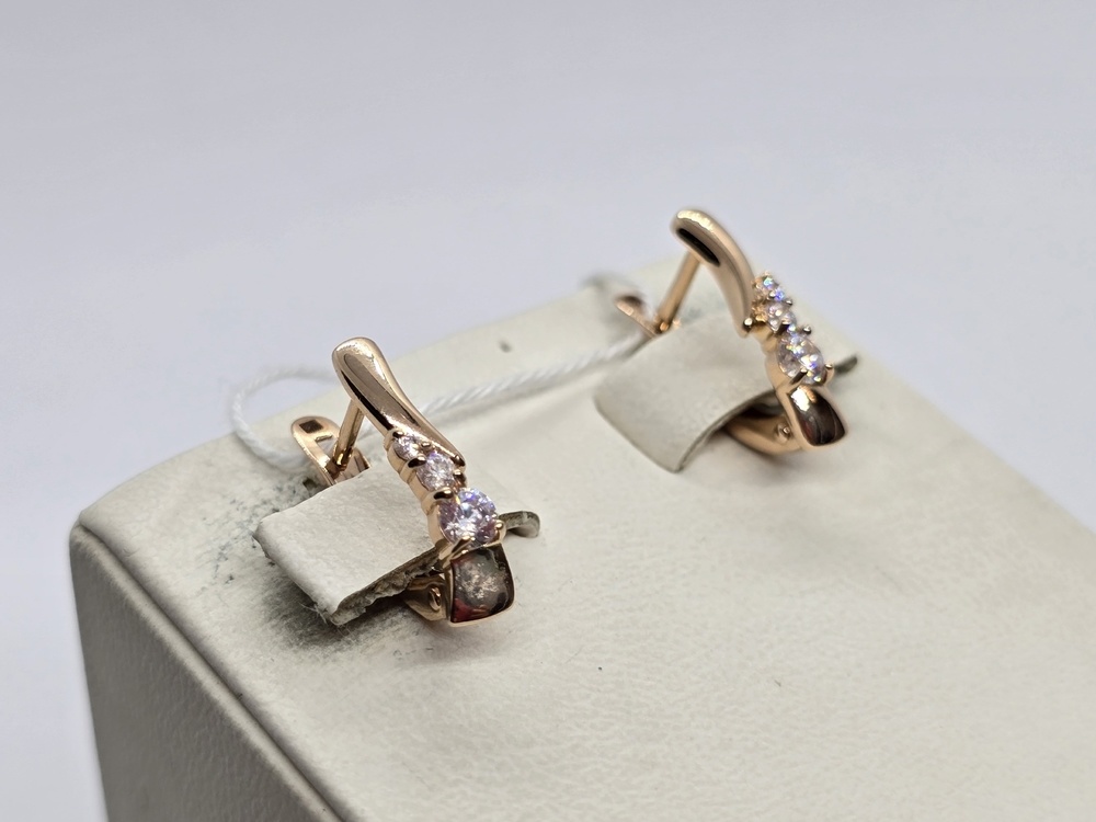 СЕРЬГИ С КАМНЯМИ (Au 585)