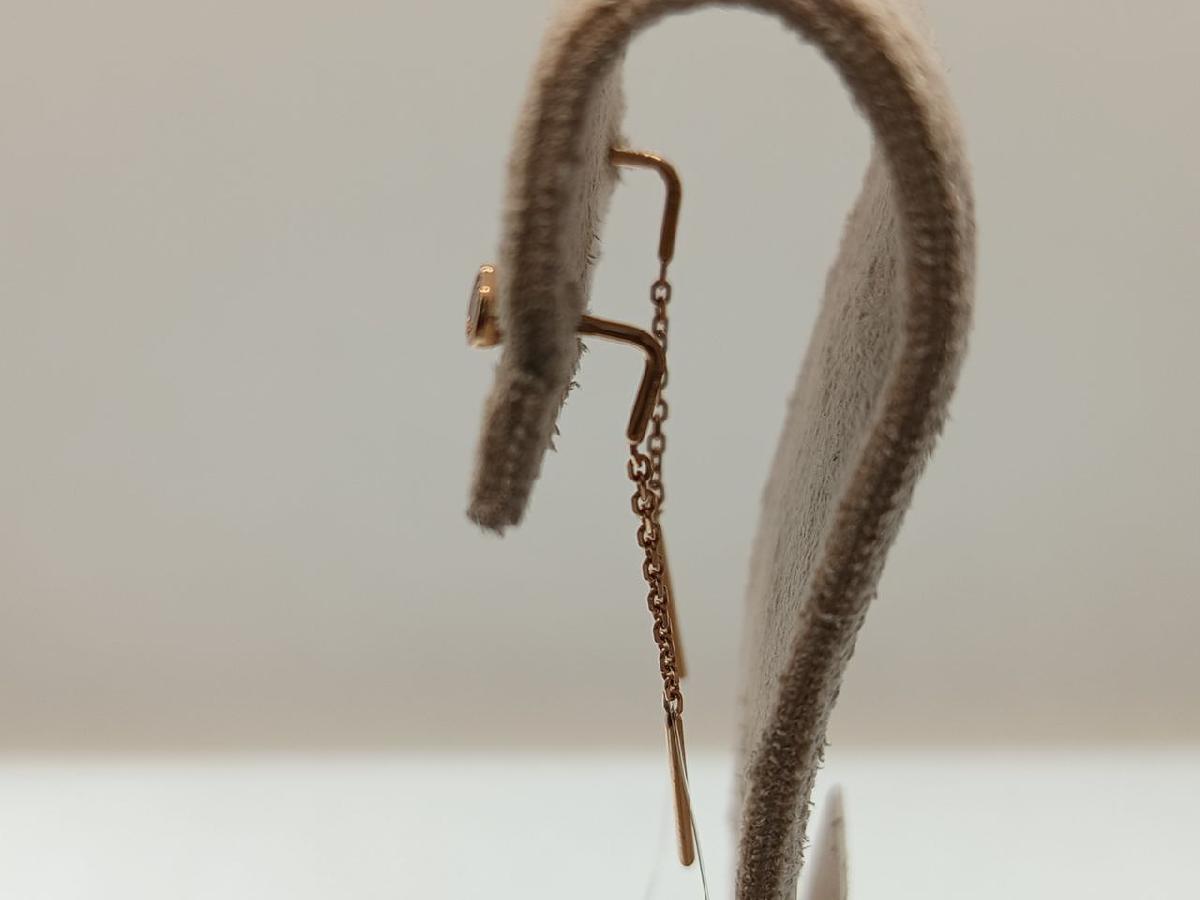 СЕРЬГИ ПРОДЕВКИ с камнем (Au 585)