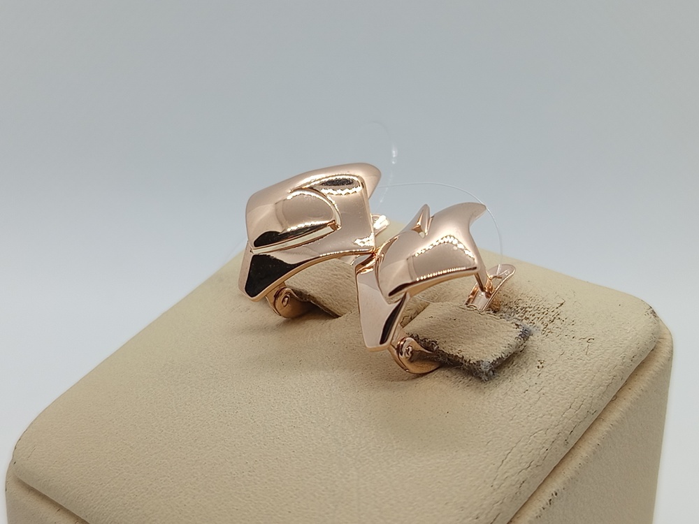 СЕРЬГИ БЕЗ КАМНЯ (Au 585)