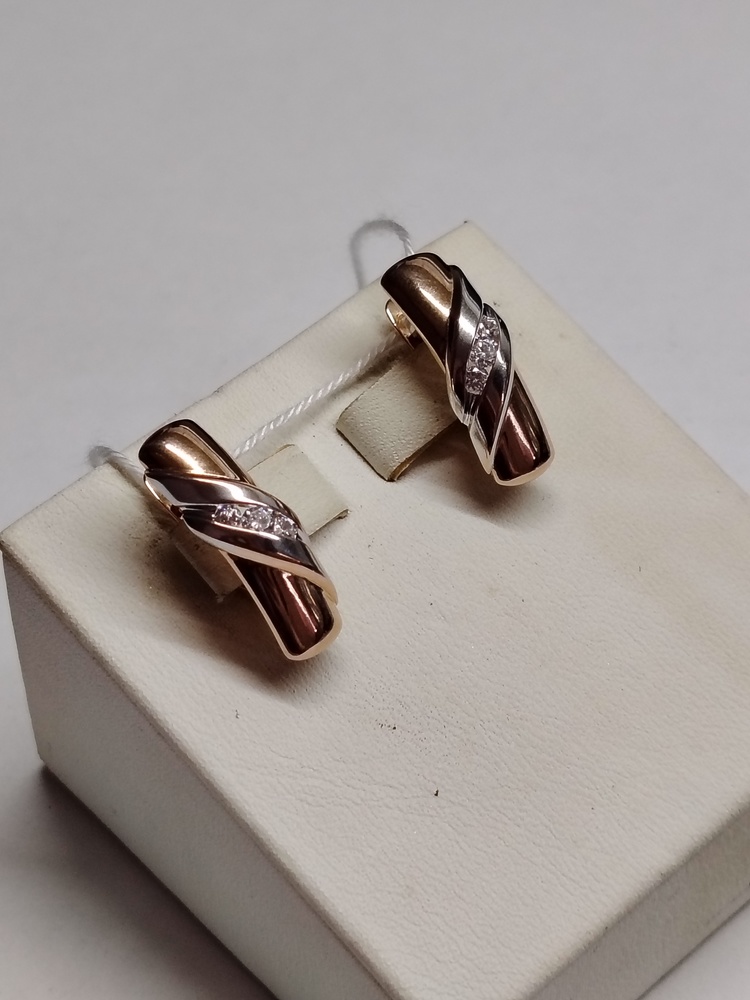 СЕРЬГИ С КАМНЯМИ (Au 585)