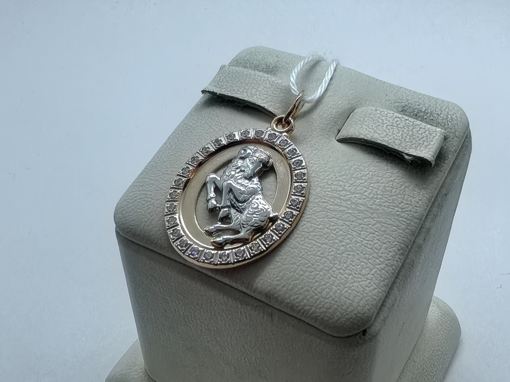 ПОДВЕСКА ЗНАК ЗОДИАКА ОВЕН Au 585