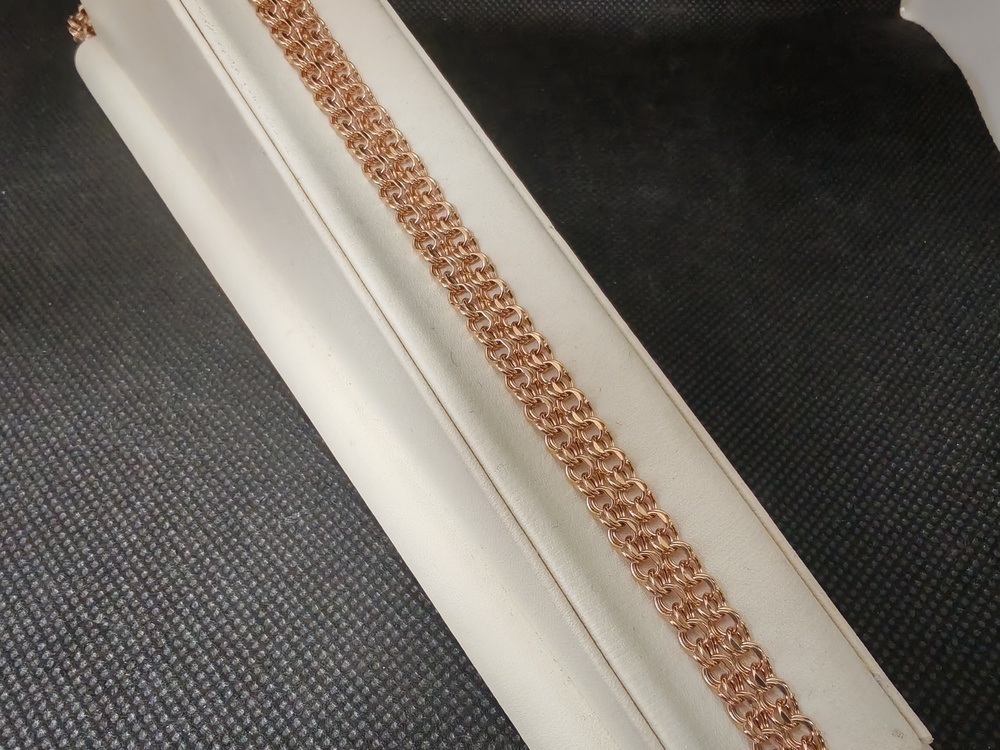 ЦПР3585 ЦЕПЬ ПУСТОТЕЛАЯ Ромб тройной (Au 585)