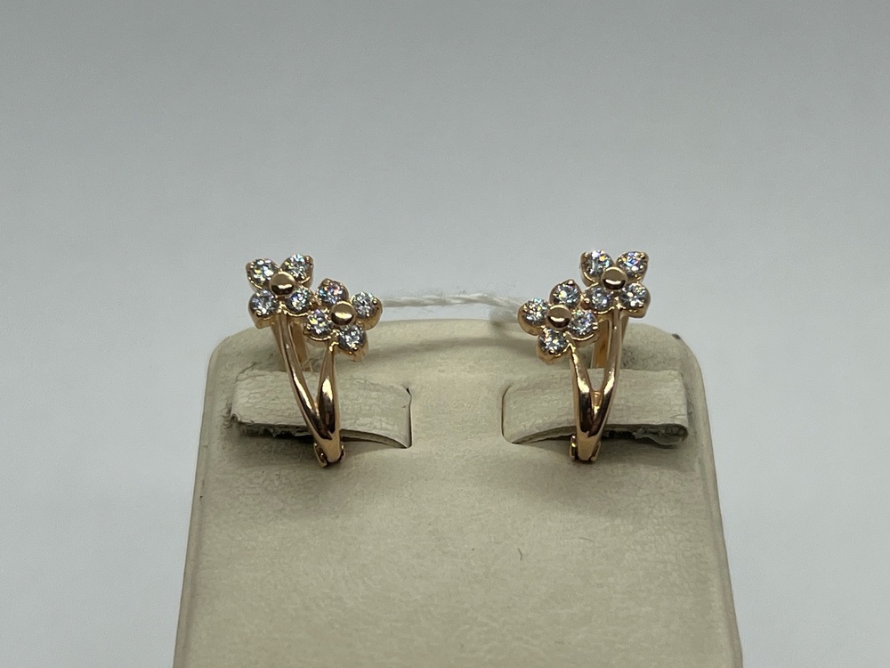 СЕРЬГИ С КАМНЯМИ (Au 585)