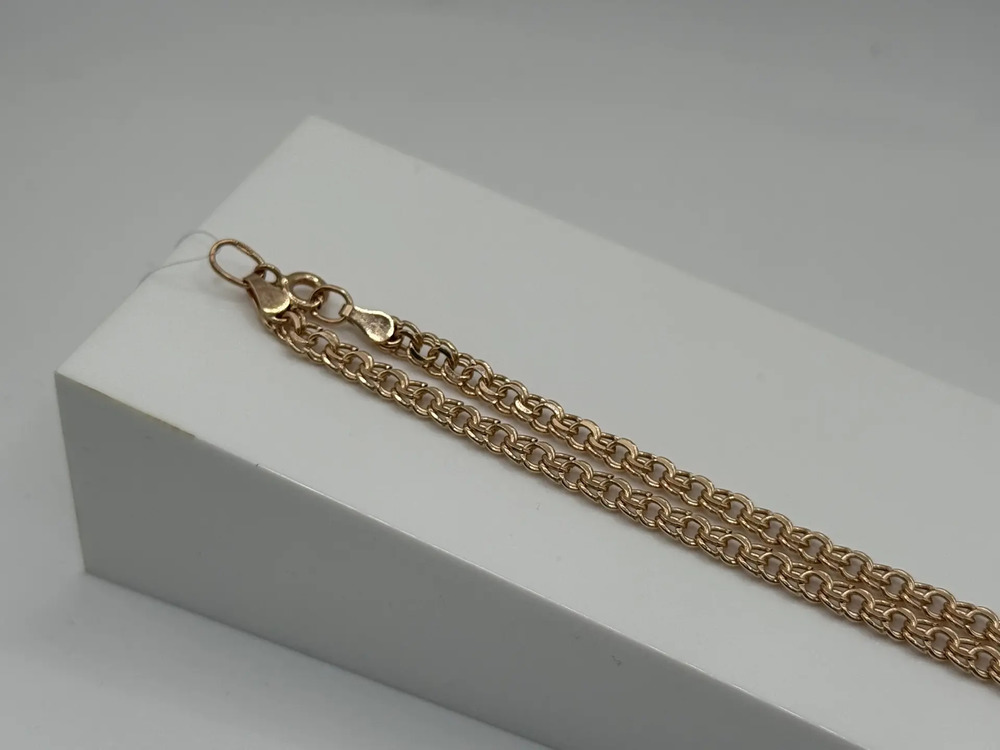 ЦЕПЬ ПУСТОТЕЛАЯ Бисмарк (Au 585)