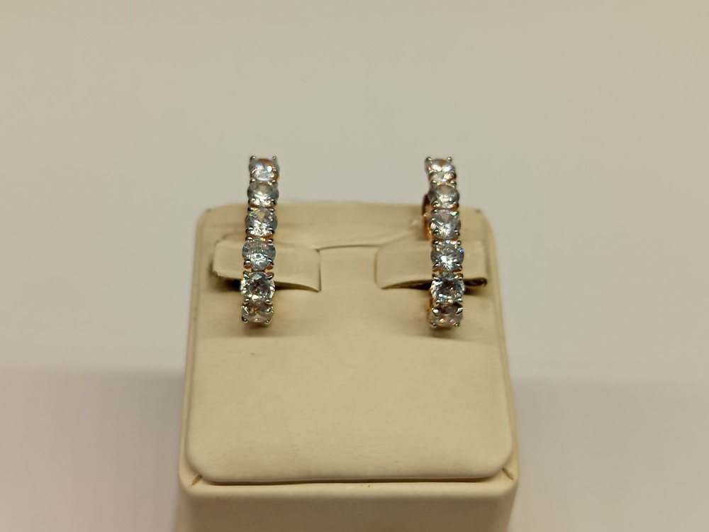 СЕРЬГИ С КАМНЯМИ (Au 585)