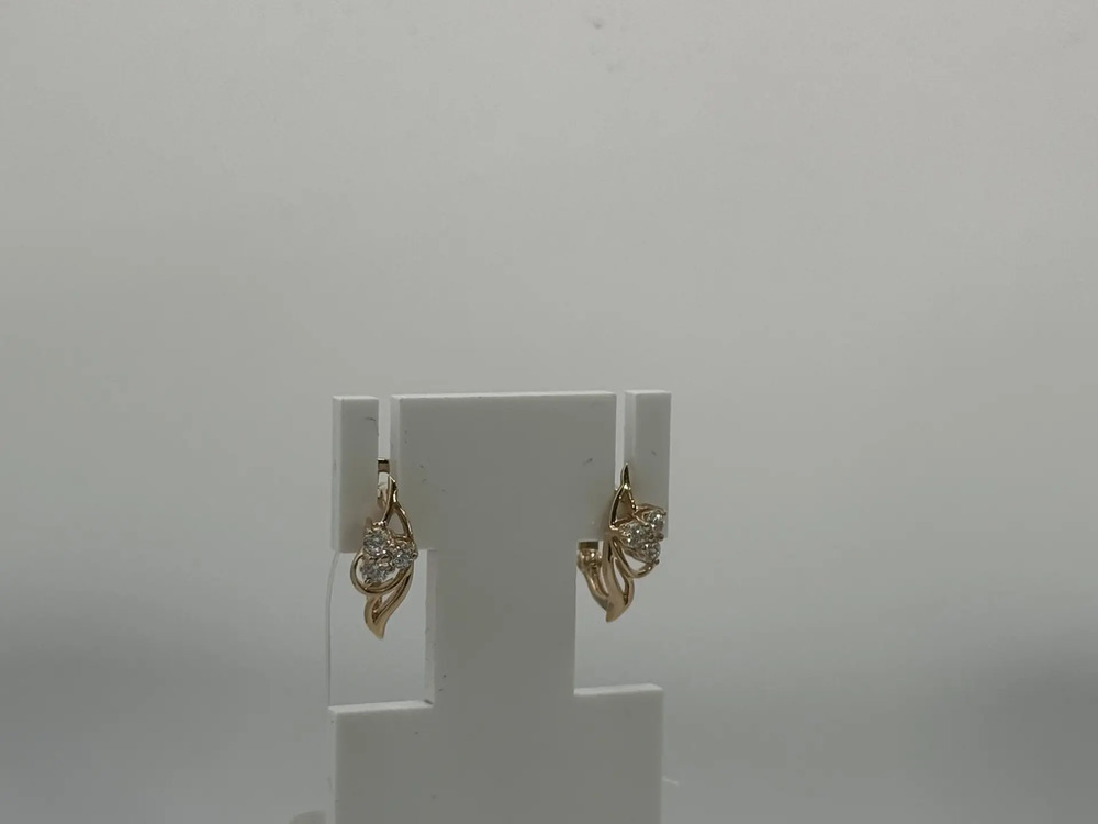 СЕРЬГИ С КАМНЯМИ (Au 585)