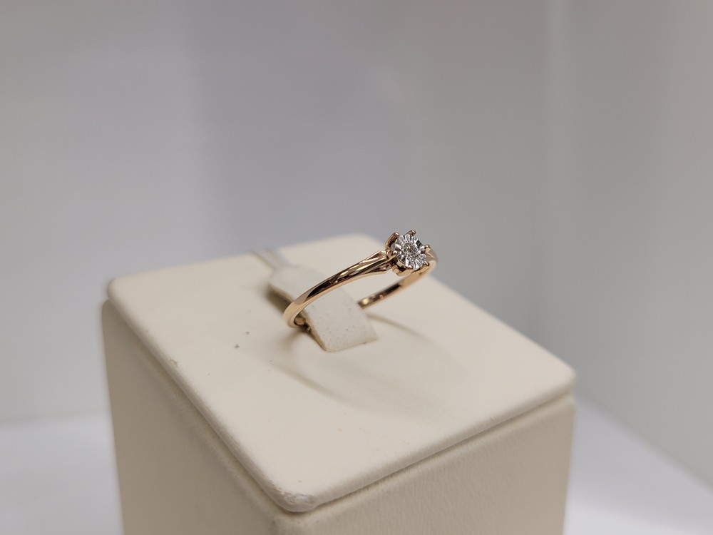 КОЛЬЦО БРИЛЛИАНТ Au 585