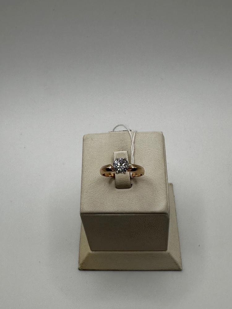 КОЛКМ585 КОЛЬЦО С КАМНЕМ (Au 585)