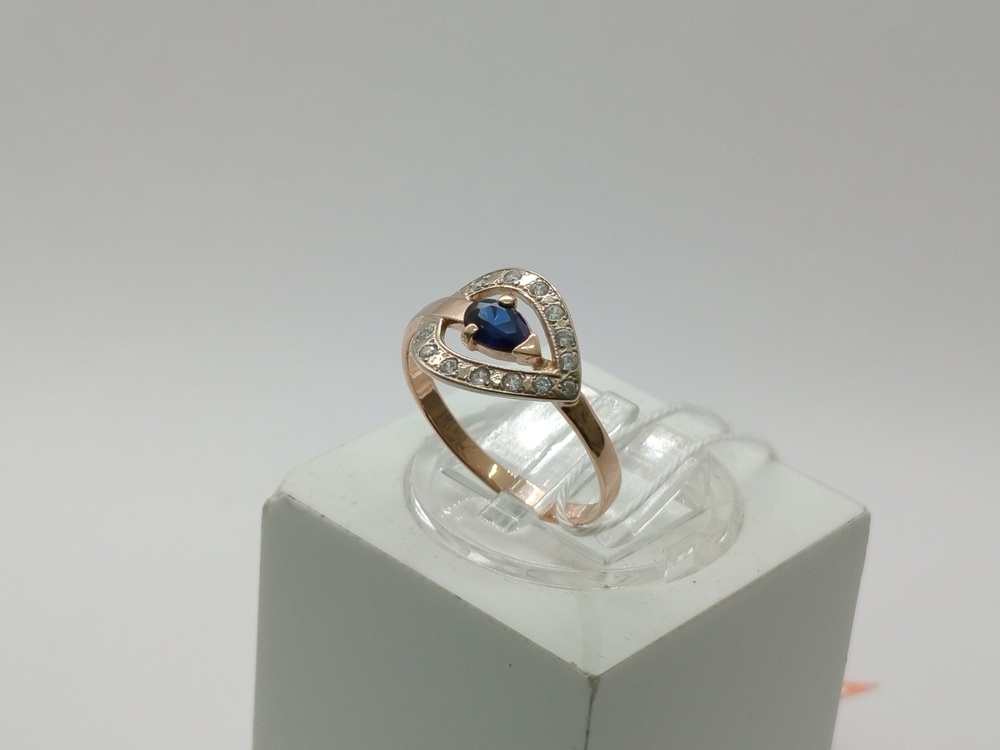 КОЛКМИ585 КОЛЬЦО С КАМНЯМИ (Au 585)