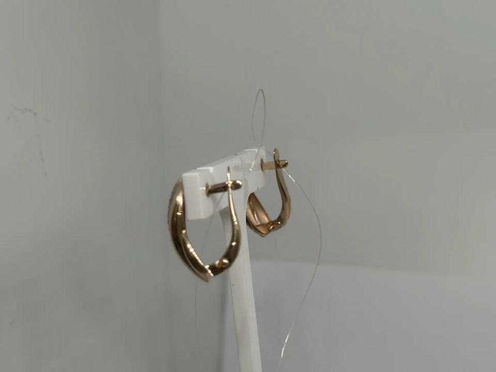 СЕРЬГИ С КАМНЯМИ (Au 585)