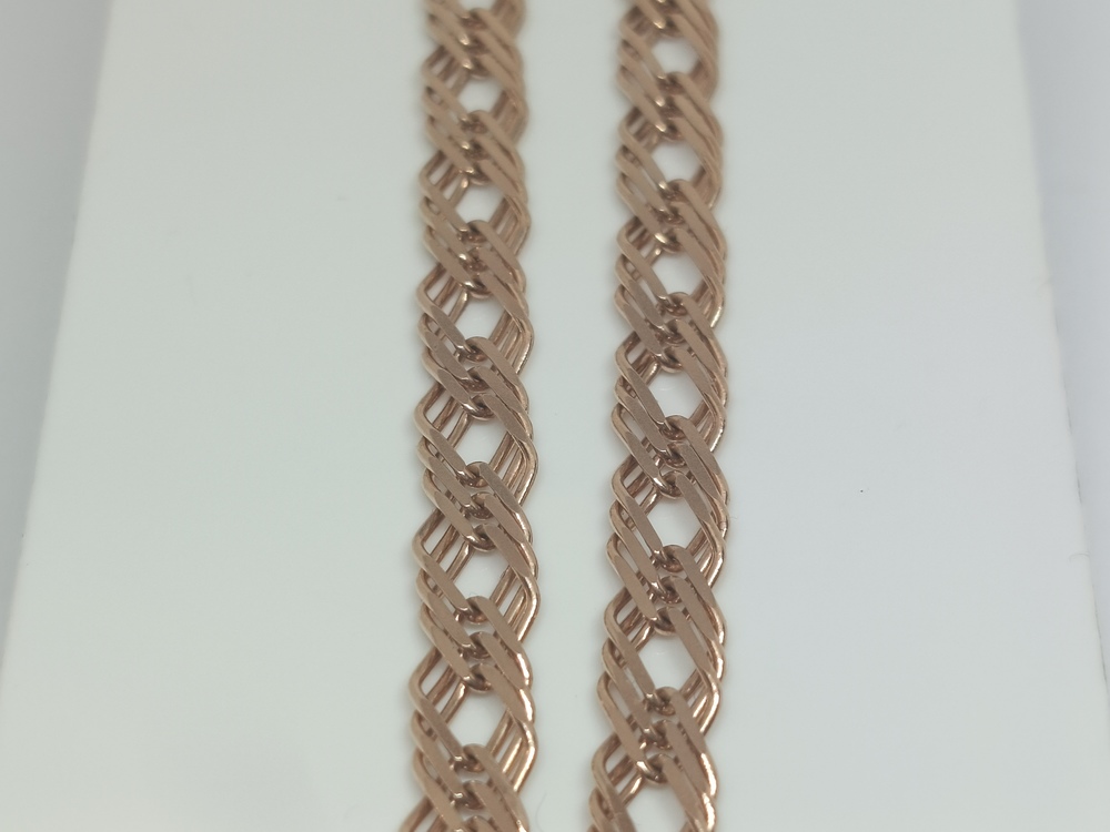 ЦЛР3585 ЦЕПЬ ПОЛНОВЕСНАЯ Ромб тройной (Au 585)