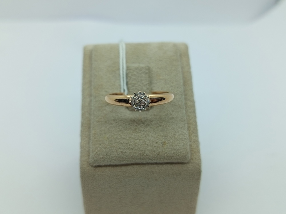 КОЛЬЦО БРИЛЛИАНТ Au 585