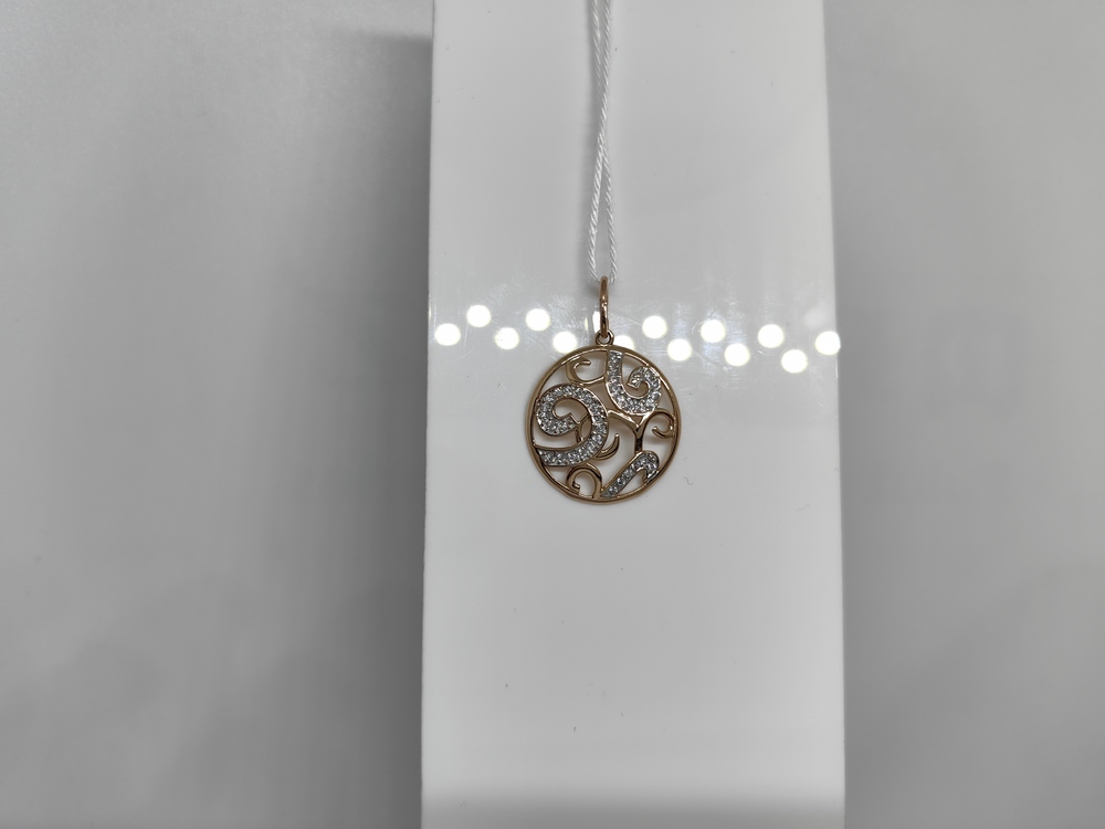 ПОДВЕСКА С КАМНЯМИ (Au 585)