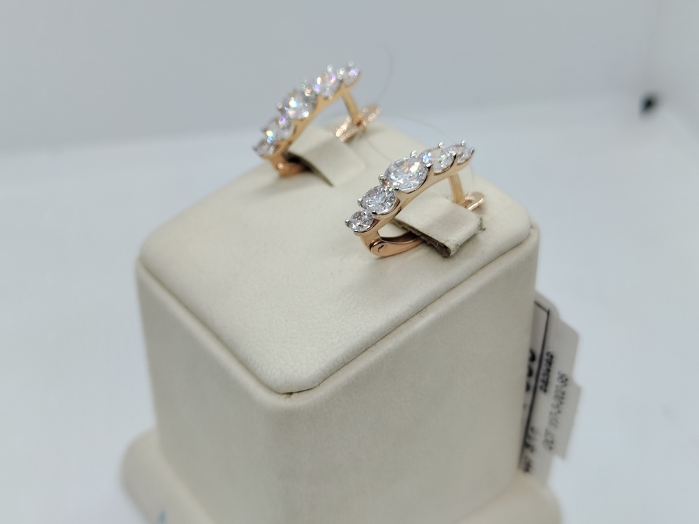 СЕРЬГИ С КАМНЯМИ (Au 585)