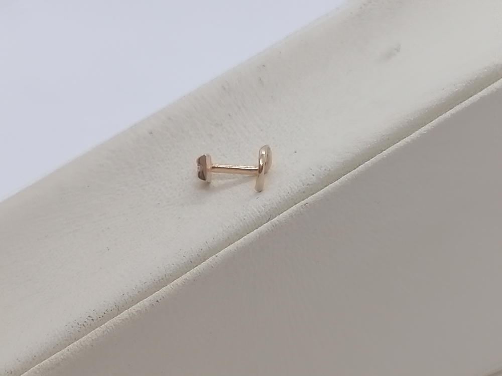 ПИРСИНГ С КАМНЕМ (Au 585)