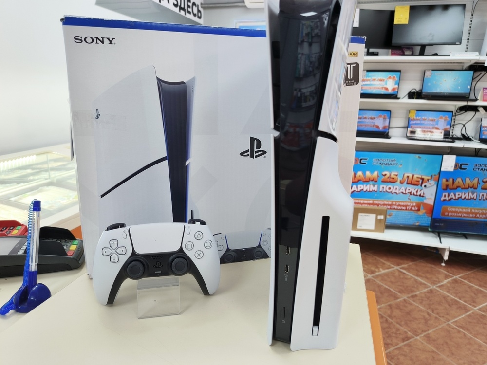 Игровая приставка PlayStation 5 Slim 1TB (С дисководом)