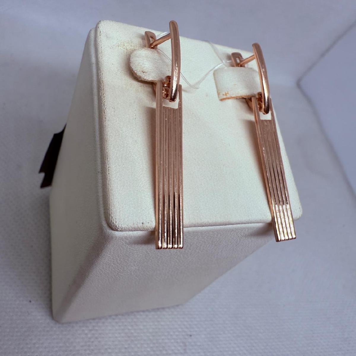 СЕРЬГИ БЕЗ КАМНЯ (Au 585)