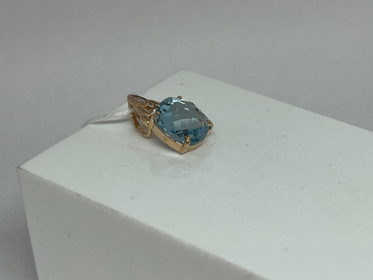 ПОДКМИ585 ПОДВЕСКА С КАМНЯМИ (Au 585)